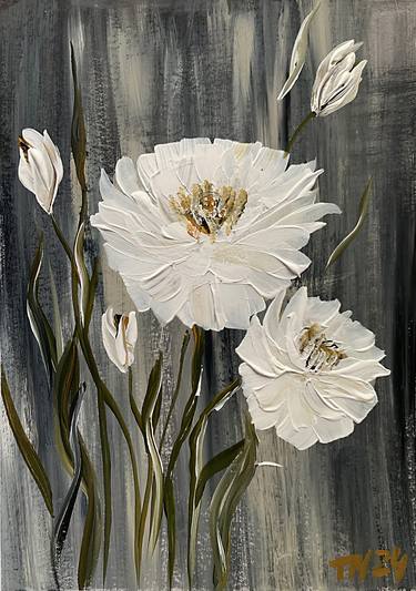 Print of Floral Paintings by Tatiana Malinovscaia