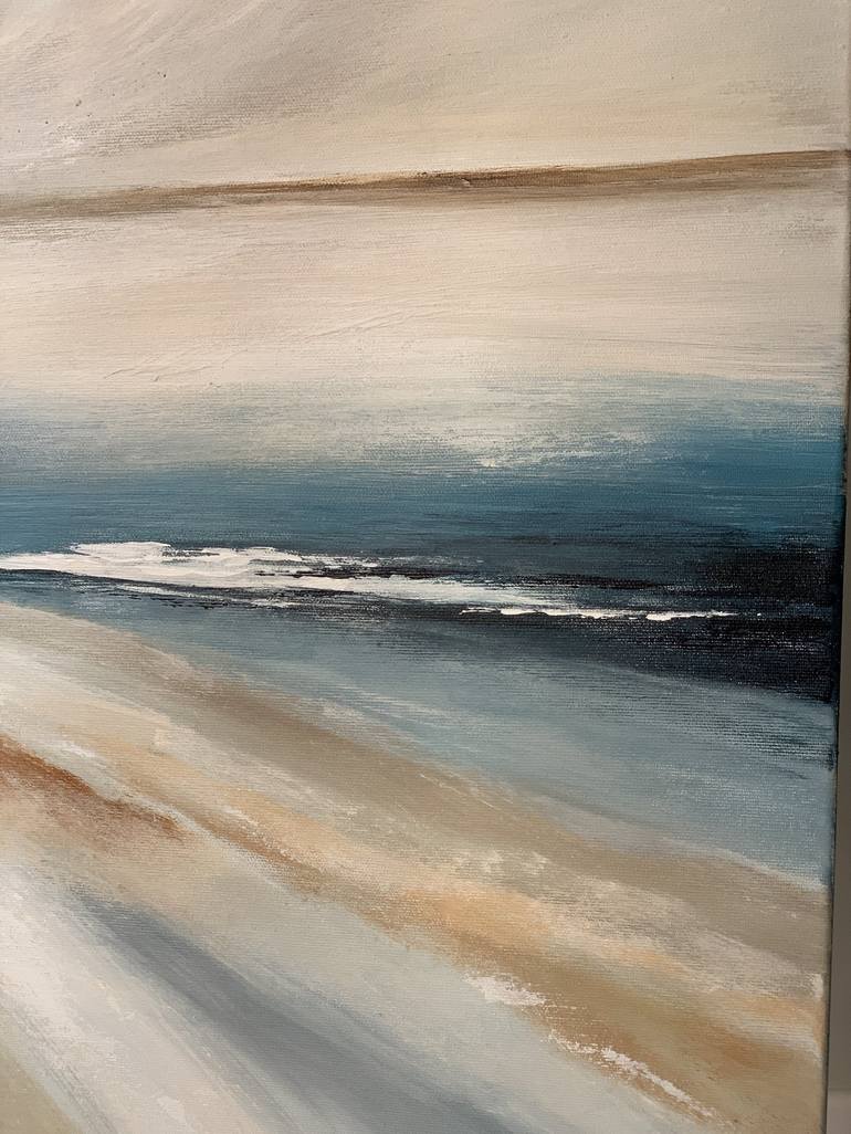 Original Abstract Seascape Painting by Tatiana Malinovscaia