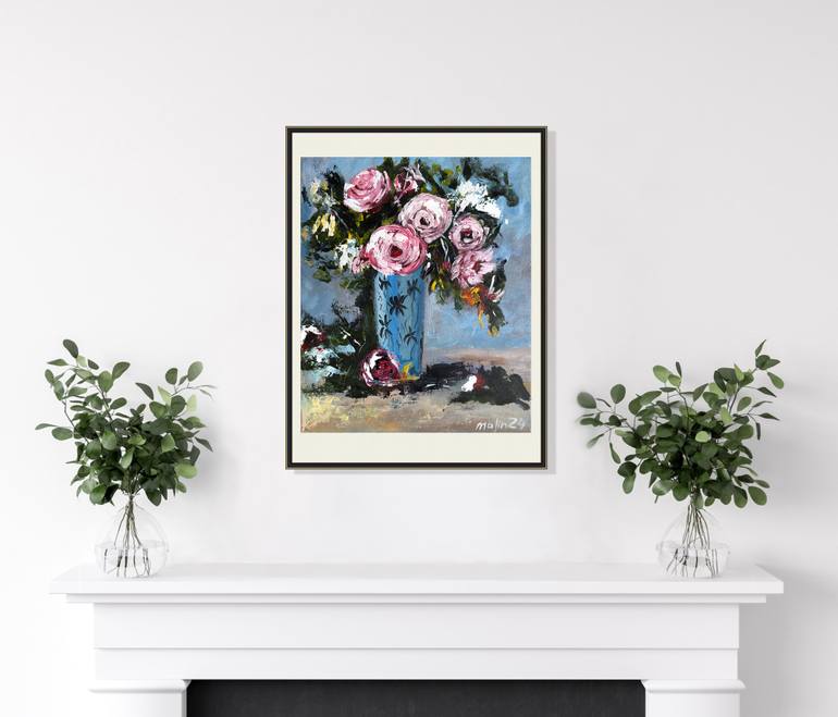 Original Abstract Still Life Painting by Tatiana Malinovscaia