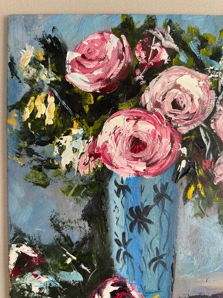 Original Abstract Still Life Painting by Tatiana Malinovscaia