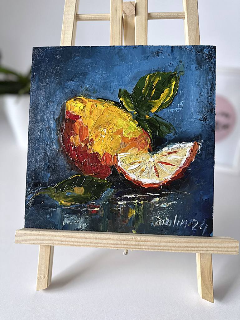 Original Impressionism Food & Drink Painting by Tatiana Malinovscaia