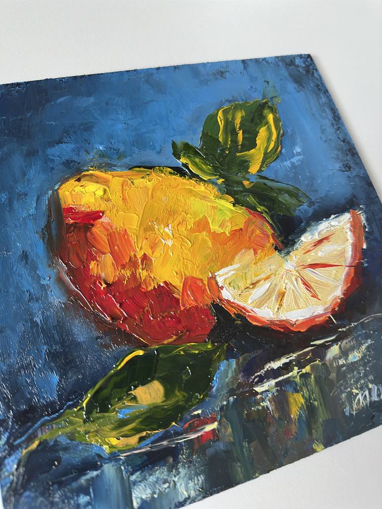 Original Impressionism Food & Drink Painting by Tatiana Malinovscaia