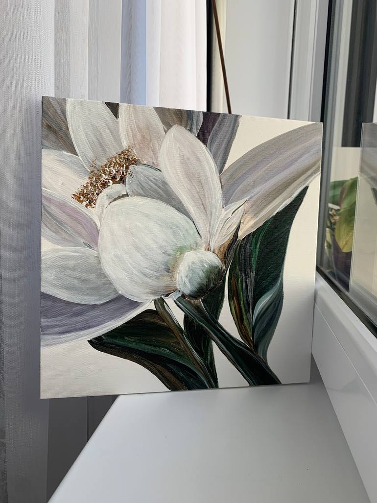 Original Contemporary Floral Painting by Tatiana Malinovscaia