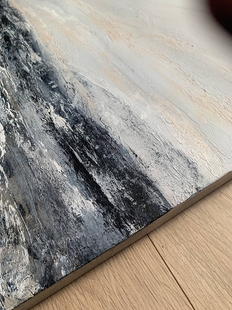 Original Abstract Expressionism Seascape Painting by Tatiana Malinovscaia