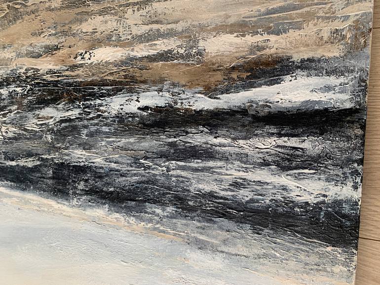 Original Abstract Expressionism Seascape Painting by Tatiana Malinovscaia