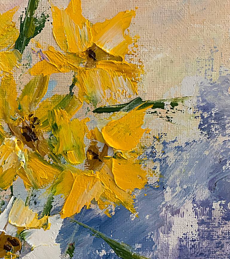 Original Expressionism Still Life Painting by Tatiana Malinovscaia
