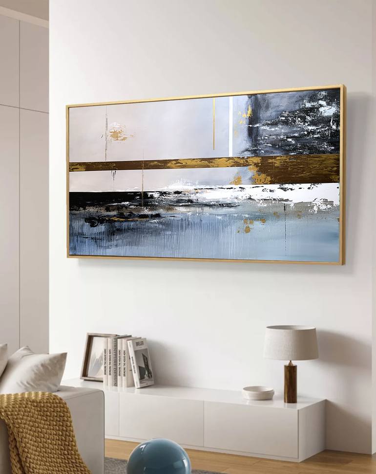 Original Abstract Expressionism Abstract Painting by Tatiana Malinovscaia