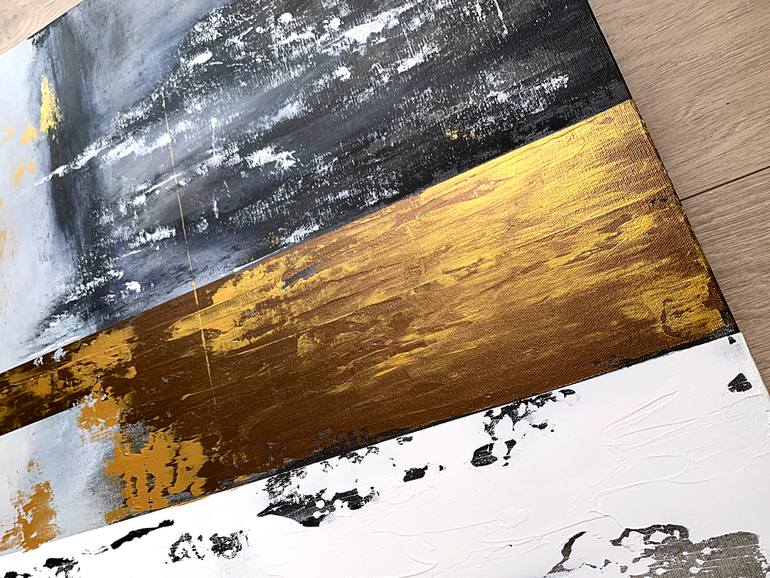 Original Abstract Expressionism Abstract Painting by Tatiana Malinovscaia
