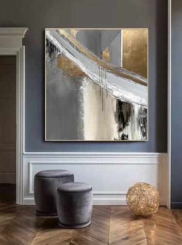 Original Abstract Expressionism Abstract Paintings by Tatiana Malinovscaia
