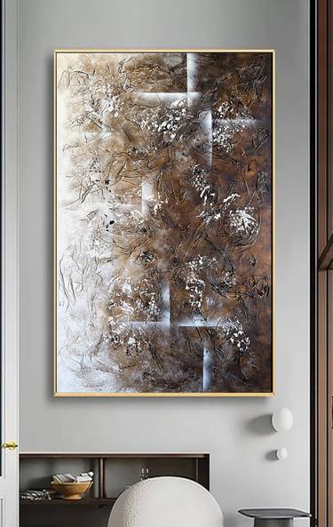 Original Art Deco Abstract Mixed Media by Tatiana Malinovscaia