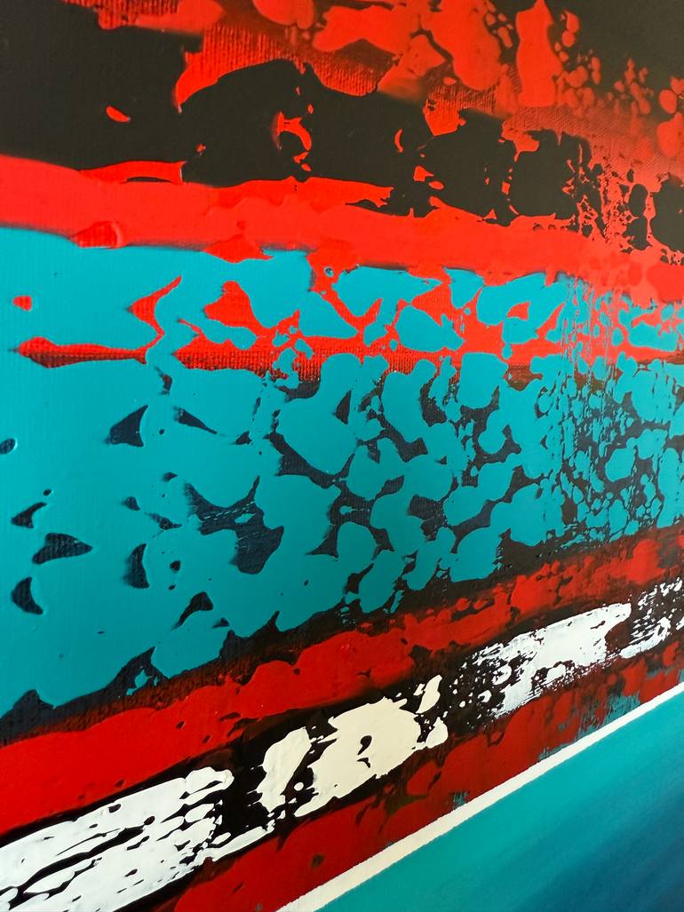 Original Abstract Expressionism Abstract Painting by Tatiana Malinovscaia