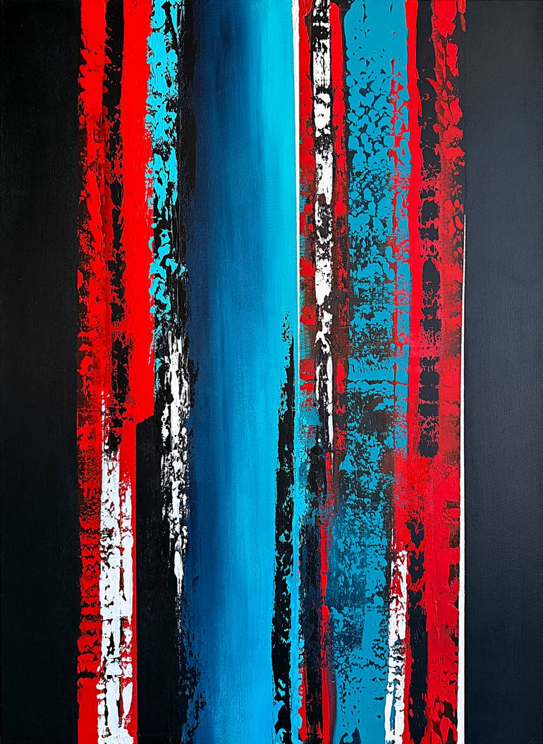 Original Abstract Expressionism Abstract Painting by Tatiana Malinovscaia