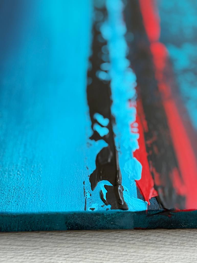 Original Abstract Expressionism Abstract Painting by Tatiana Malinovscaia