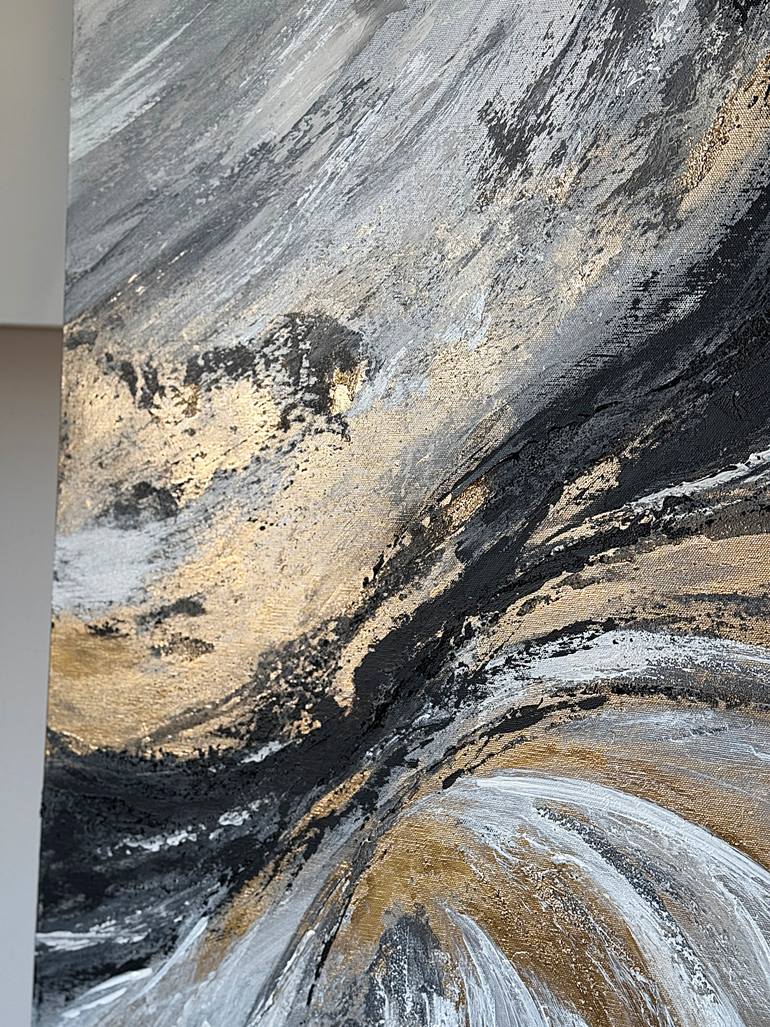 Original Abstract Expressionism Abstract Painting by Tatiana Malinovscaia