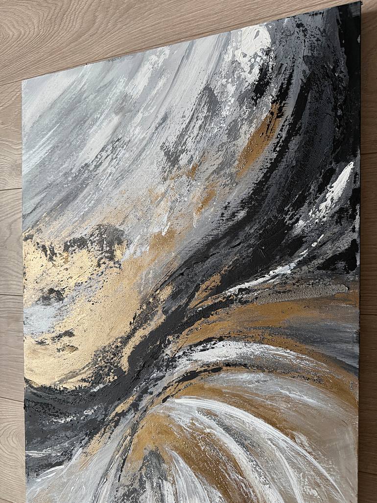Original Abstract Expressionism Abstract Painting by Tatiana Malinovscaia