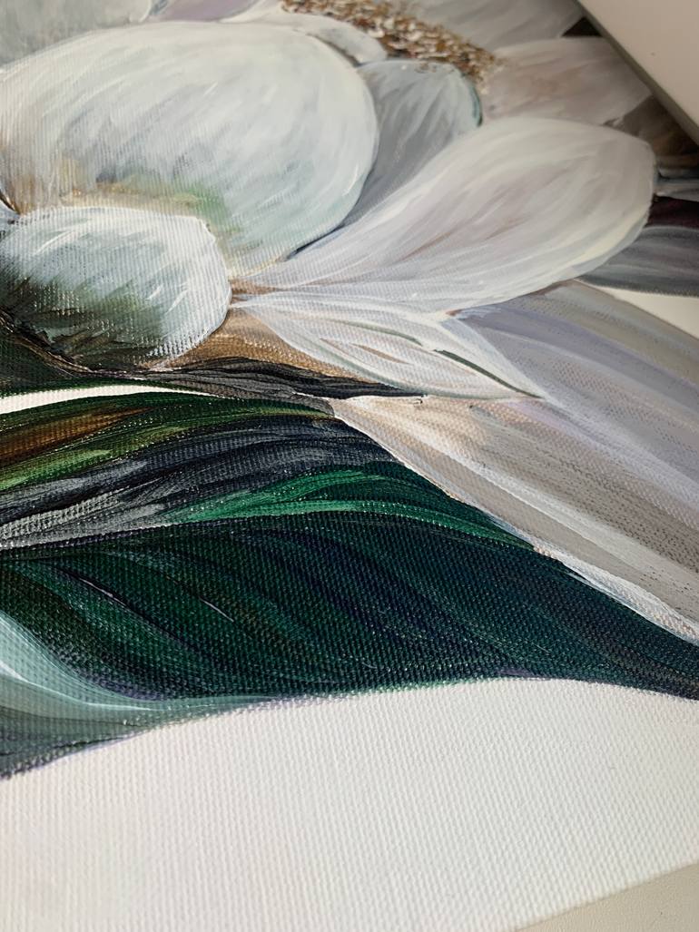 Original Contemporary Floral Painting by Tatiana Malinovscaia