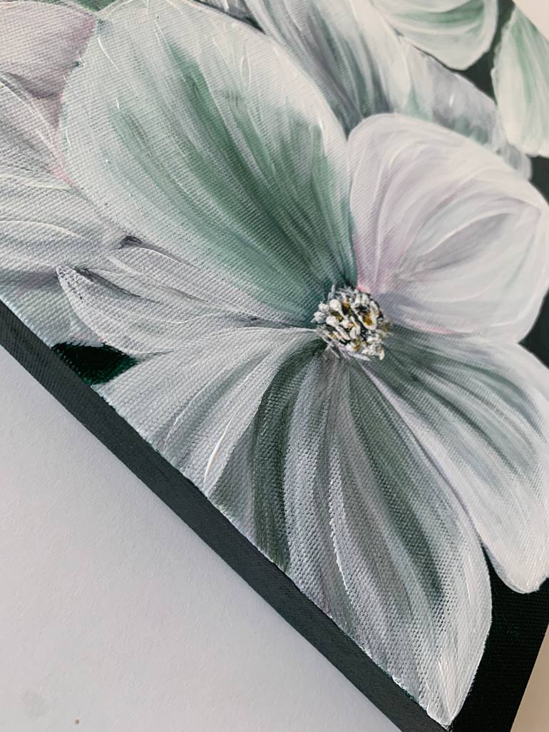 Original Contemporary Floral Painting by Tatiana Malinovscaia