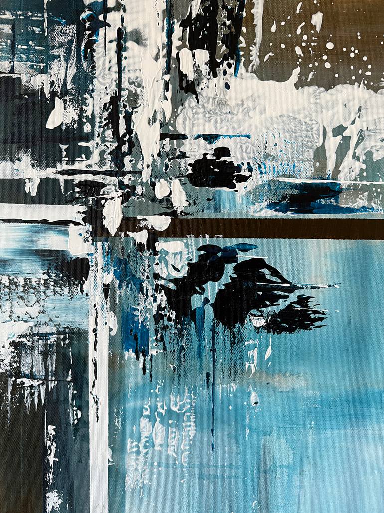 Original Abstract Landscape Painting by Tatiana Malinovscaia
