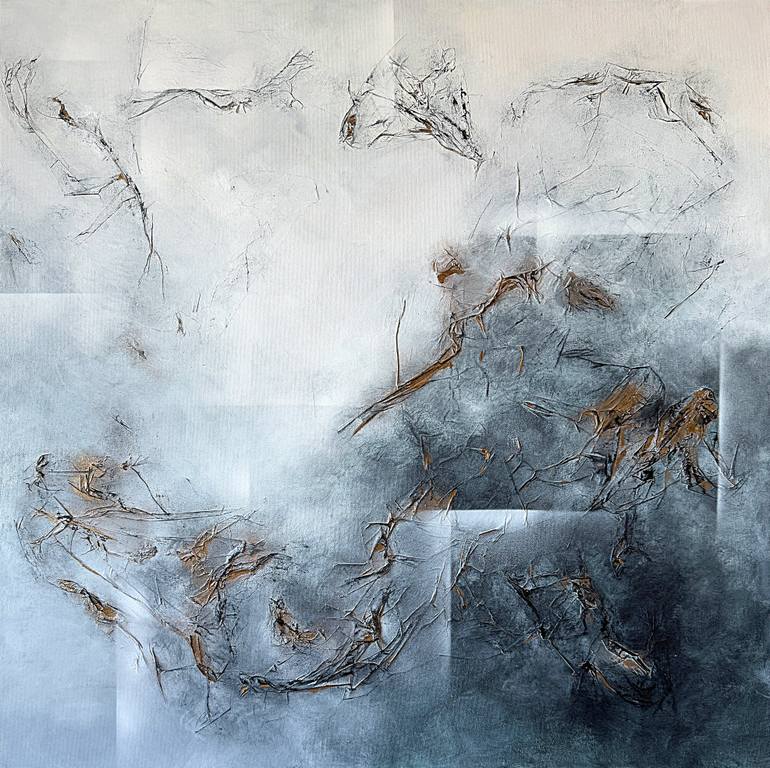 Original Art Deco Abstract Mixed Media by Tatiana Malinovscaia