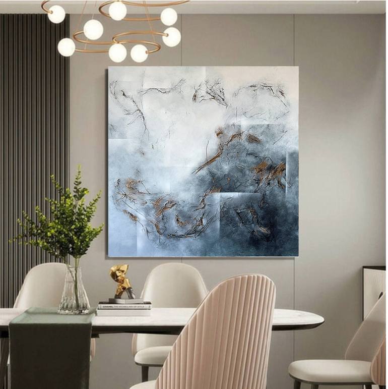 Original Art Deco Abstract Mixed Media by Tatiana Malinovscaia