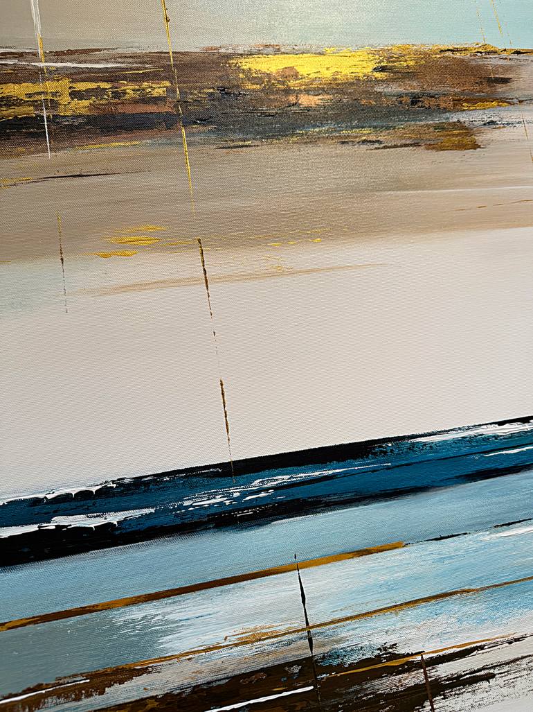 Original Abstract Seascape Painting by Tatiana Malinovscaia