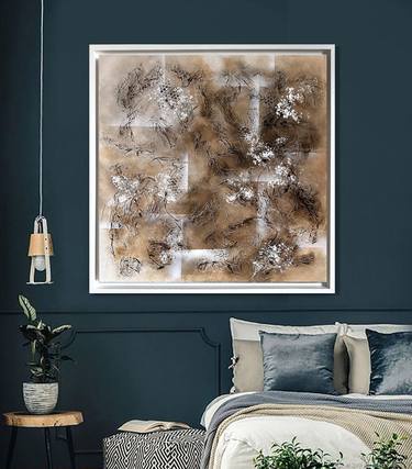 Original Art Deco Abstract Mixed Media by Tatiana Malinovscaia