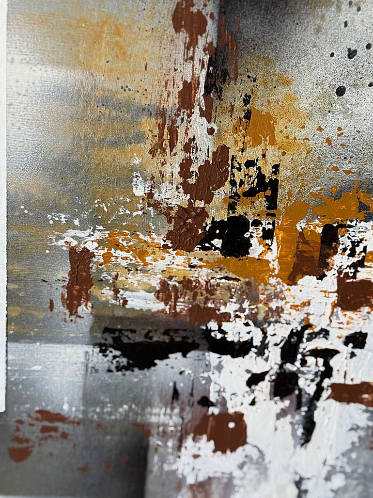 Original Abstract Expressionism Abstract Painting by Tatiana Malinovscaia