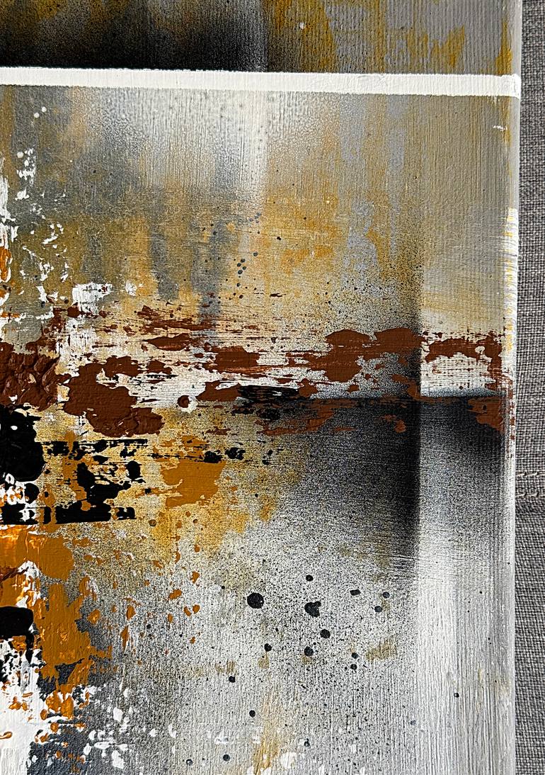 Original Abstract Expressionism Abstract Painting by Tatiana Malinovscaia