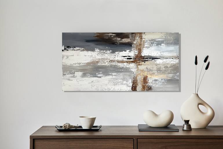 Original Abstract Expressionism Abstract Painting by Tatiana Malinovscaia