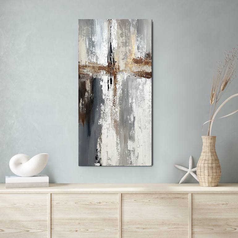 Original Abstract Expressionism Abstract Painting by Tatiana Malinovscaia