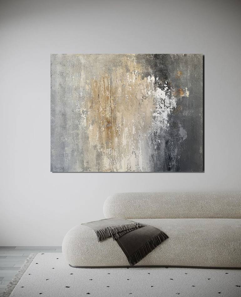 Original Abstract Expressionism Abstract Painting by Tatiana Malinovscaia