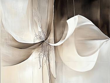 Original Abstract Nature Mixed Media by Tatiana Malinovscaia