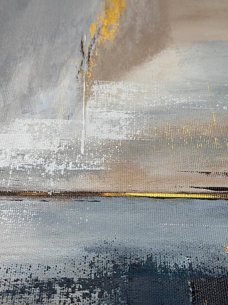 Original Abstract Landscape Painting by Tatiana Malinovscaia