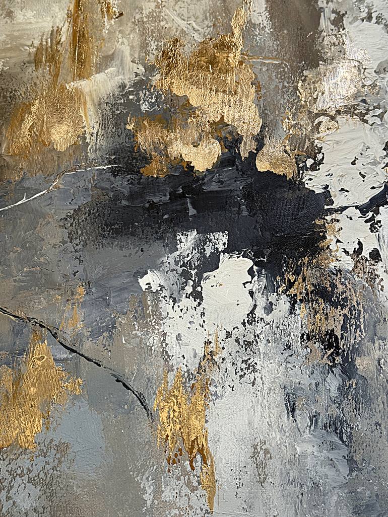 Original Abstract Expressionism Abstract Painting by Tatiana Malinovscaia