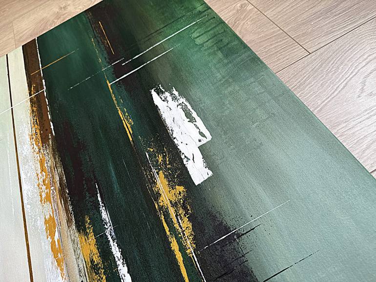 Original Abstract Landscape Painting by Tatiana Malinovscaia