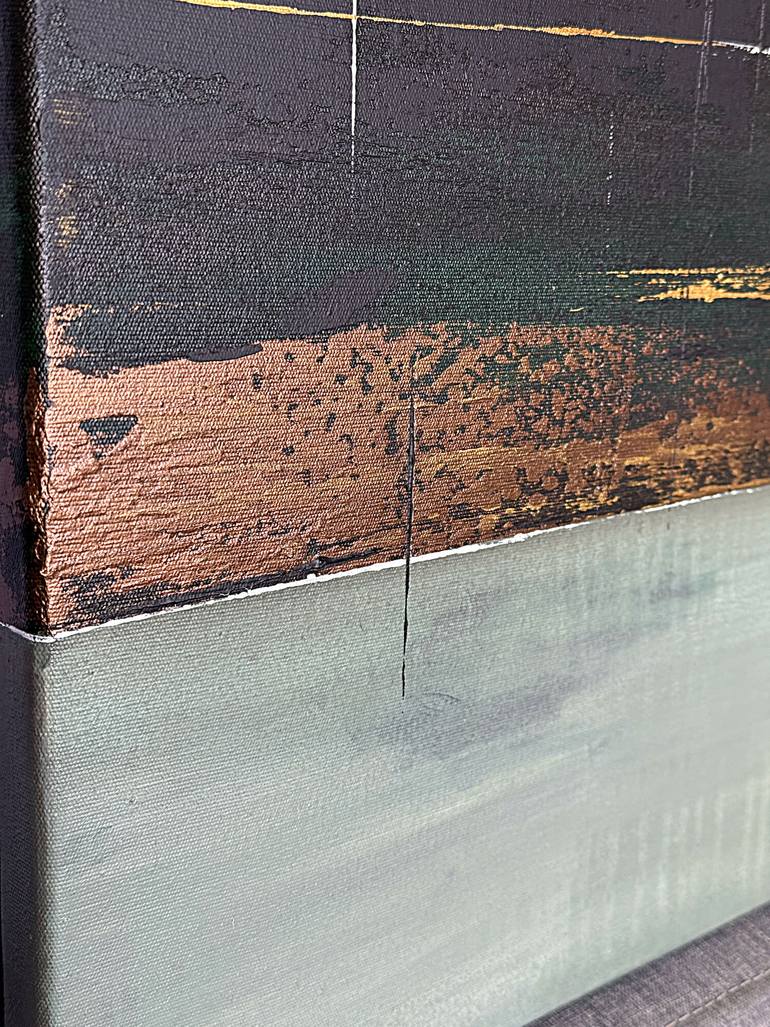 Original Abstract Landscape Painting by Tatiana Malinovscaia