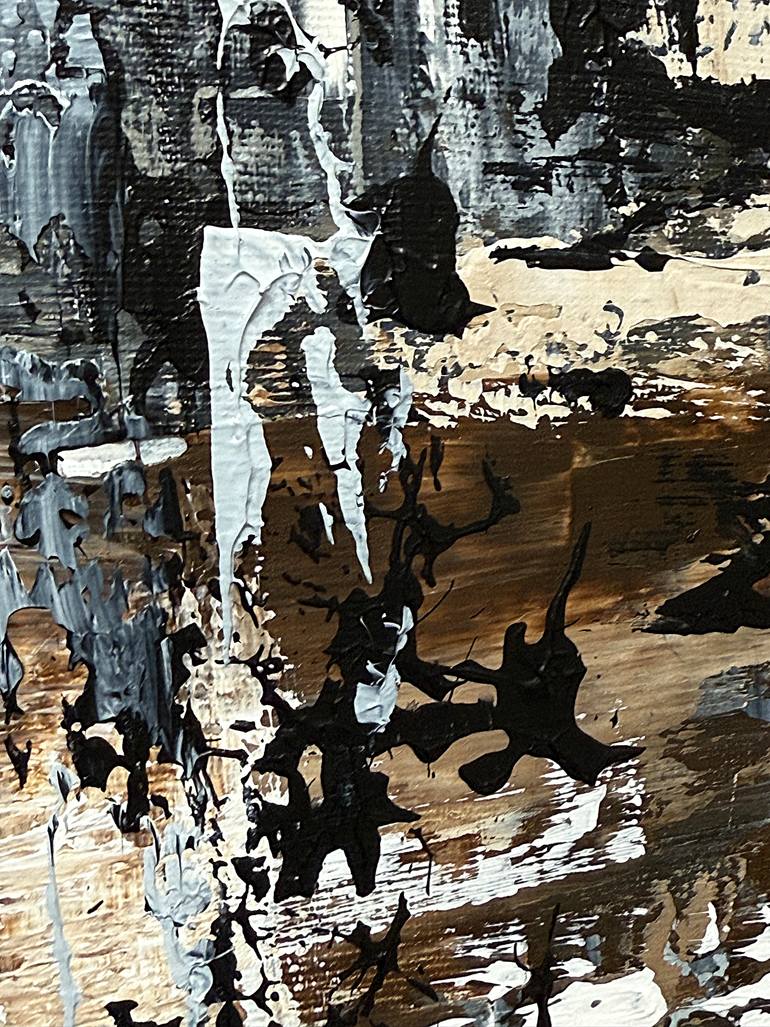 Original Abstract Expressionism Abstract Painting by Tatiana Malinovscaia