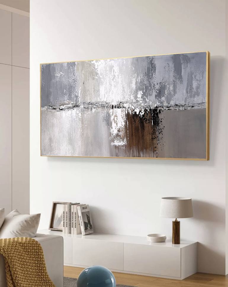 Original Minimalism Abstract Painting by Tatiana Malinovscaia