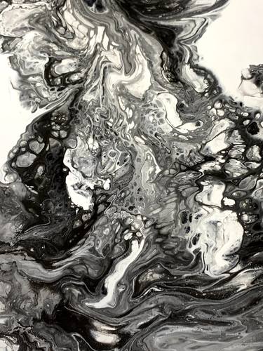 Conceptual print black and white fluidity thumb