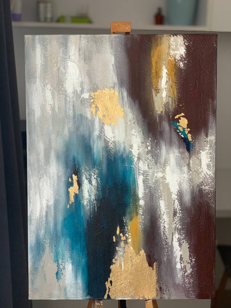 Original Conceptual Abstract Painting by Tatiana Malinovscaia