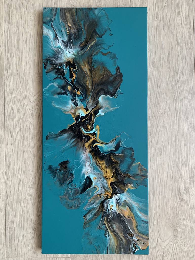 Original Abstract Fantasy Painting by Tatiana Malinovscaia