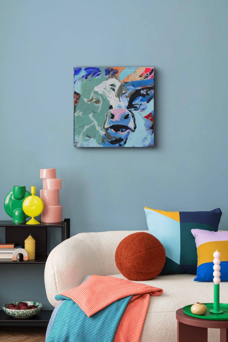 Original Abstract Animal Painting by Stephan Geisler