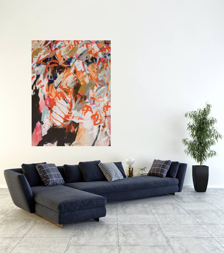 Original Abstract Painting by Stephan Geisler