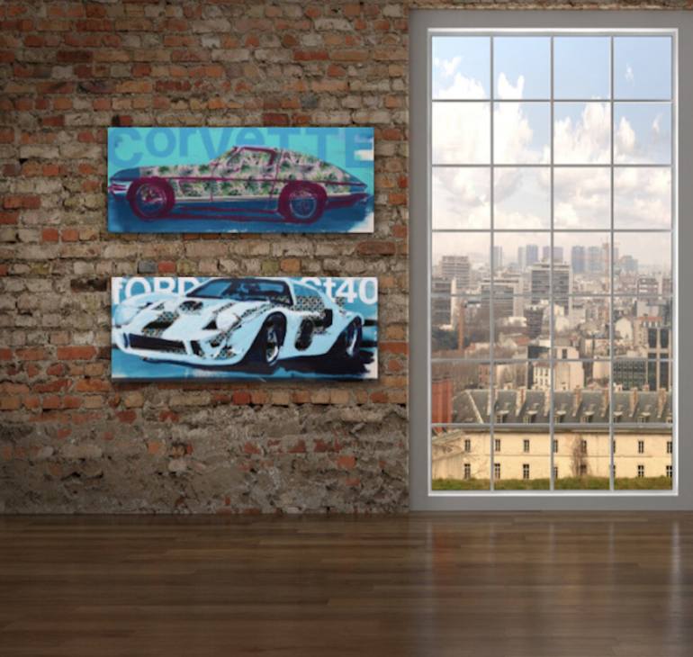 Original Pop Art Car Painting by Stephan Geisler