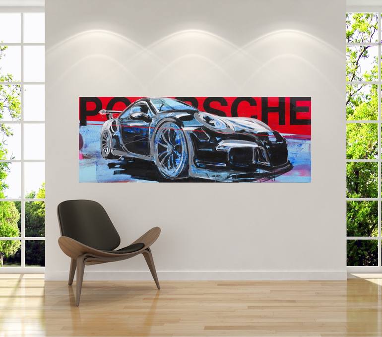 Original Car Painting by Stephan Geisler