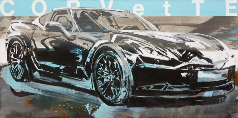 Print of Street Art Car Paintings by Stephan Geisler