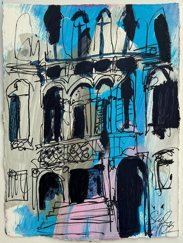 Palazzo blue in Venice thumb