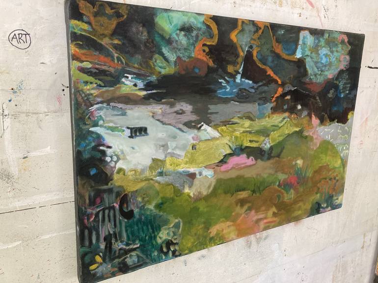 Original Abstract Landscape Painting by Robb Damman