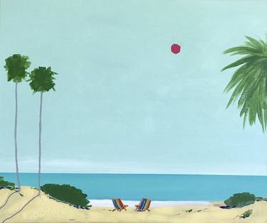 Original Minimalism Seascape Paintings by Nate Morris Kish