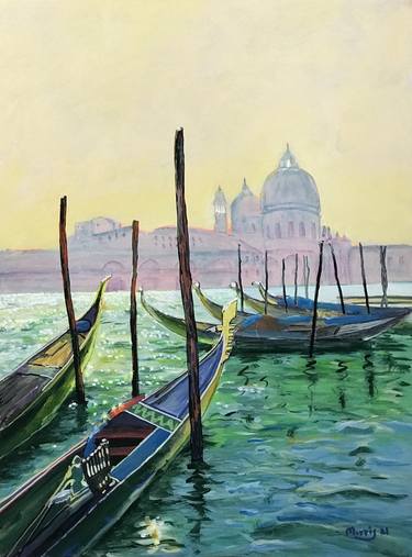 Venice morning Original painting thumb